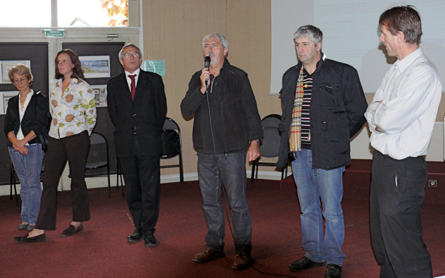 Muriel Bourguignon-Vial, Christian Pichoud, Jacques-Marie Francillon, Thierry Blanchetn Bruno Bernabé