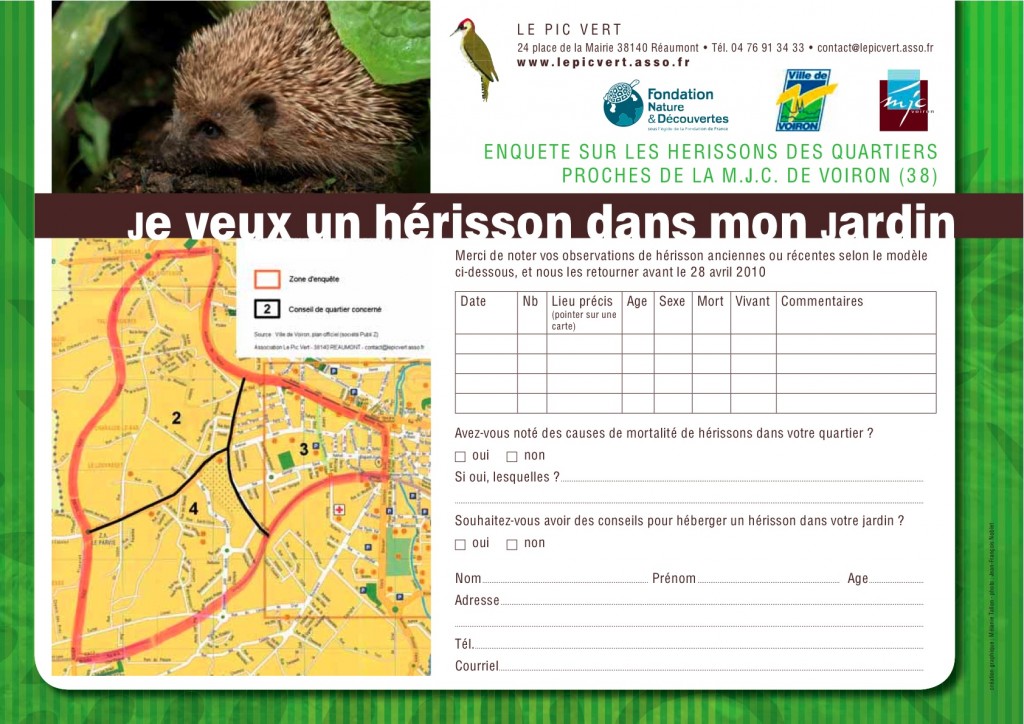 Enquête Hérisson-1 Enquête Hérisson-1
