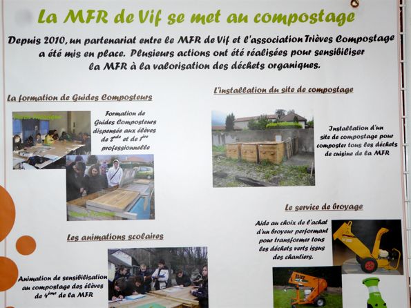 MF2 La MFR de Vif organise une opération compostage