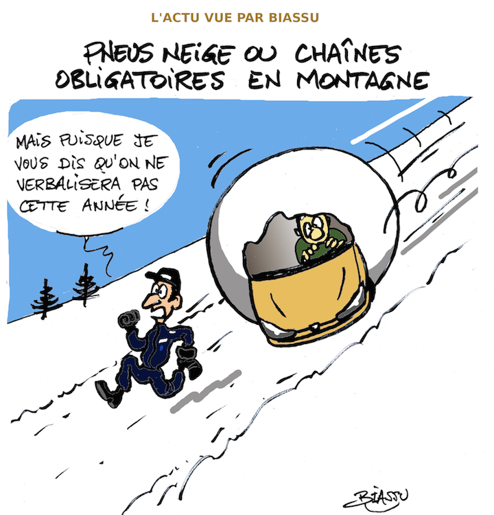 pneus hiver en zones montagneuses: l’Isère concernée