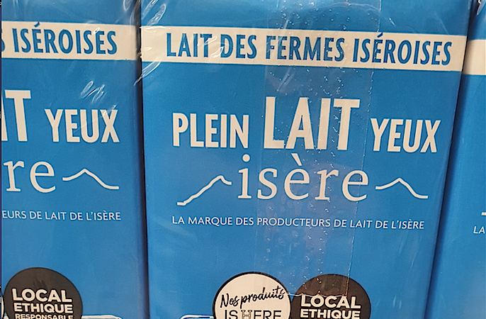« Plein lait yeux » dans les magasins du groupe Provencia
