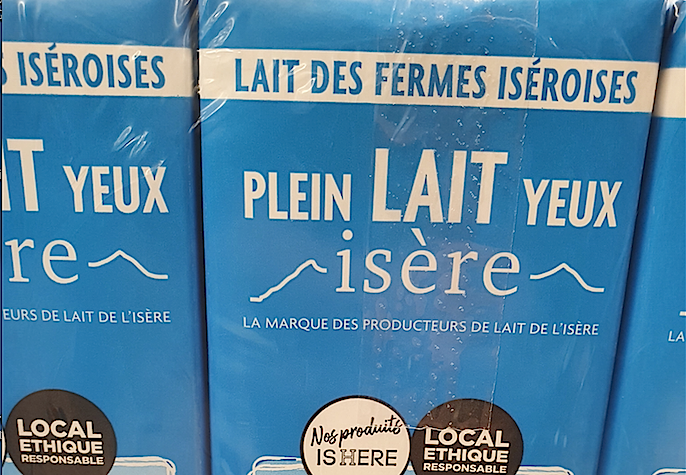 « Plein lait yeux » dans les magasins du groupe Provencia
