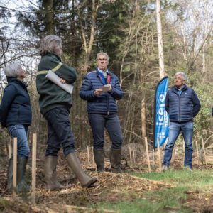 PRÈS DE 1500 ARBRES PLANTÉS DANS LA FORÊT DE CHATONNAY