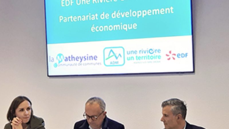 La CC Matheysine et l’agence Une Rivière Un Territoire formalisent leur coopération