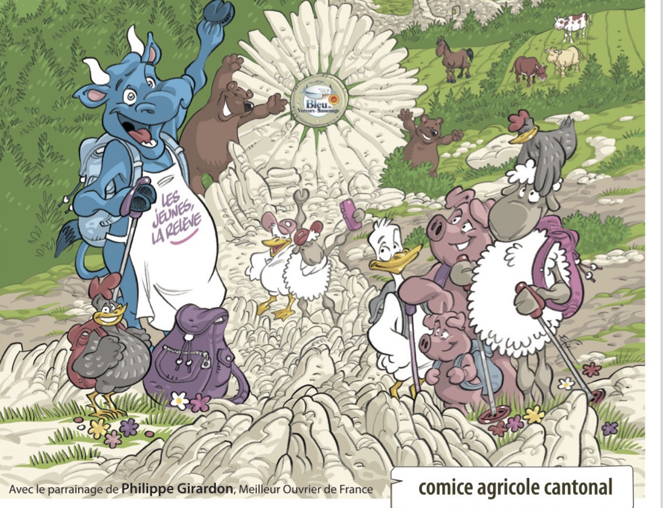 fête du bleu: l’élevage à l’honneur